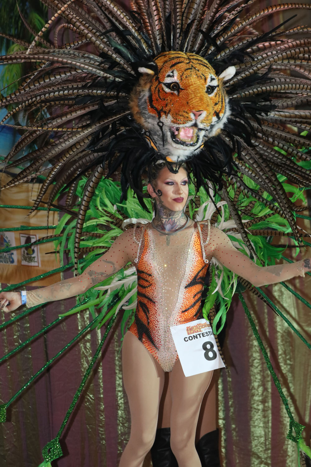 Headdress Ball 2018 photo - Duval Street, Key West